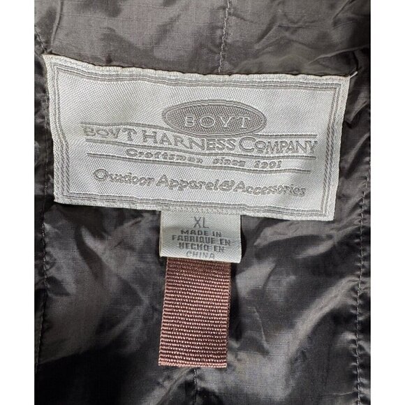 Boyt Harness Mens Sz XL THERMOLITE Insulated Packable Brown Nylon Jacket - Picture 5 of 10